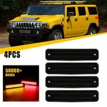 4x Smoked Led Front Rear Side Marker Lights Amber Red For 2003-2009 Hummer H2 Ev. Fixed Price $47.49.