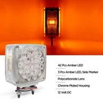 Pro Led 8712y 45 Double Face Turn Signal Light Replaces United Pacific. Fixed Price $68.95.