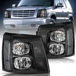 2003 2004 2005 2006 Black Headlights For Cadillac Escalade Hid W/bulbs Lh+rh. Fixed Price $186.79.