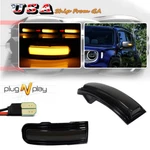 Smoke Sequential Led Amber Side View Mirror Signal Light For 15-22 Jeep Renegade. Fixed Price $19.99.