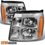 Fit 03-06 Cadillac Escalade Headlights Replacement Hid Xenon Type 2003-2006. Fixed Price $179.99.