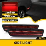 Smoke Rear Red Lens Led Marker Lamp Side Parking Light For Ford Mustang 2005-09. Fixed Price $20.89.