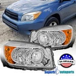 For 2006 2007 2008 Toyota Rav4 Headlights Lamps Replacement Pair Left+right. Fixed Price $78.98.