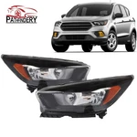 For 2017 2018 2019 Ford Escape Halogen W/o Led Drl Black Headlights Lamps Pair. Fixed Price $160.99.