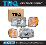 Headlights Lamp Parking Marker Corner Light Lh Rh 4 Piece Kit For Pathfinder New. Fixed Price $159.95.