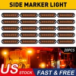 Oval 4-led 6-led Side Marker Lights Truck Trailer Clearance Light Waterproof Usa. Fixed Price $33.99.