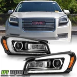 2013-2016 Gmc Acadia Hid/xenon Type Led Tube Projector Headlights Headlamps Set. Fixed Price $469.99.