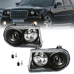 For 2005-2010 Chrysler 300c Black Halogen Headlights Assembly L+r With Bulbs. Fixed Price $109.99.
