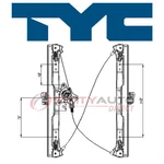 Tyc Front Right Power Window Motor & Regulator Assembly For 2008-2016 Dodge Ly. Fixed Price $89.32.