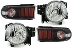 Toyota Fj Cruiser 2007-2014 Headlights Black Signal Lights Head Lamps 4pc Depo. Fixed Price $259.99.