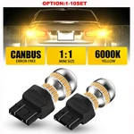 Amber 7443 7444 Led Front Turn Signal Blinker Light Bulbs No Hyper Flash 7440 2x. Fixed Price $17.09.