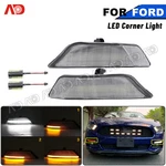 Clear Led White Amber Turn Signal Front Corner Lamp Pair For 15-17 Ford Mustang. Fixed Price $129.59.