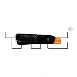 Parking Light Assembly-capa Certified Front Left Tyc Fits 05-09 Ford Mustang. Fixed Price $36.99.