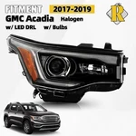 For 2017-2019 Gmc Acadia Halogen Headlight W/ Bulbs Led Drl Black Right Side. Fixed Price $146.99.