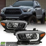 For 2016-2022 Toyota Tacoma Trd W/ Led Drl Black Projector Headlights Headlamps. Fixed Price $148.99.