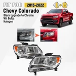 Black Upgrade To Chrome 2015-2022 Chevy Colorado Halogen Headlights Lh Rh Pair. Fixed Price $119.00.