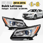 For 2014-2016 Buick Lacrosse Halogen Headlights W/ Led Drl W/o Bulb Left &right. Fixed Price $253.99.