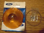 C1tb-13328-b 61 62 63 1961 1962 1963 Ford Nos Big Truck Front Turn Signal Lens. Fixed Price $23.00.