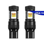Auxito 7443 7444 Led Front Turn Signal Blinker Light Bulbs Amber No Hyper Flash. Fixed Price $18.99.