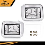 2pc Front Clear Chrome Parking Signal Light Fit For 03-08 H2 Hummer 05-08 Sut. Fixed Price $23.62.