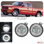 2-in-1 Led Fog Drl Daytime Running Light Kit For 2001-2004 Dodge Dakota Durango. Fixed Price $129.89.