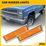 Side Chrome Bezel Marker Light Pair Fit For Chevy Blazer Gmc Jimmy C/k R Pickup. Fixed Price $22.99.