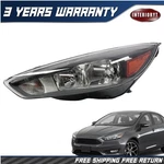 For 2015-2018 Ford Focus Halogen Black Headlamp W/ Led Drl Headlight Driver Side. Fixed Price $96.35.