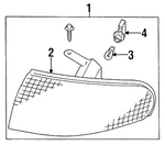 Genuine Nissan Signal Lamp Assembly 26175-81f25. Fixed Price $123.49.