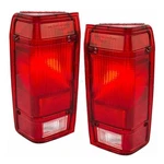Tail Lights Set Driver Passenger Red Black Housing For Ford Bronco Ii 127-12036. Fixed Price $96.99.