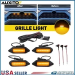 4pcs Smoked Housing Amber Led Grille Lights For 2019-2024 Toyota Rav4 Le Xle Se. Fixed Price $25.64.