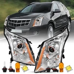 For 2010-2016 Cadillac Srx Luxury/premium Projector Headlights Lh+rh W/bulbs. Fixed Price $155.39.