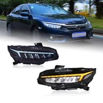 Led Headlights For Honda Civic 2016-2021 Front Lamps Assembly Start Up Animation. Fixed Price $459.99.