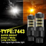 7443 Amber White Led Turn Signal Drl Light Bulb For 2018-2021 Jeep Wrangler Jl. Fixed Price $13.49.
