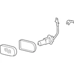 Genuine Mercedes W203 W209 W215 R230 Fog Light Assembly (oval) Right + Warranty. Fixed Price $129.52.