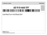 Genuine Bmw Led Mod.turn Ind./dayti.driv 63-11-9-466-177 New. Fixed Price $164.49.
