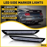 Lh&rh Rear Marker White Side Led Turn Lights For Ford Signal 2015-2022 Mustang. Fixed Price $21.84.