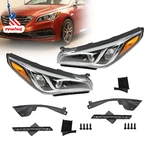 Pair Halogen Headlights Driver Passenger For 2015 2016 2017 Hyundai Sonata. Fixed Price $128.08.