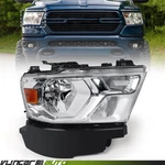 Passenger For 2019-2023 Dodge Ram 1500 Chrome Trim Halogen Headlight 68316080aj. Fixed Price $101.99.
