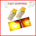 Phinlion 7443 Amber Led Turn Signal Light Bulbs Super Bright 3014 72-smd T20 744. Fixed Price $22.65.