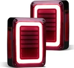 2pcs Led Tail Lights For 2007-2018 Jeep Wrangler Jk Smoked Brake, Turn & Reverse. Fixed Price $119.52.