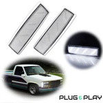 2x White Front Side Marker Lights For 88-93 Gmc C1500 2500 C3500 K1500 3500. Fixed Price $39.99.