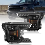 Pair Full Led Smoke Lens Headlights Front Lamps For 2018-2020 Ford F-150 F150. Fixed Price $349.80.