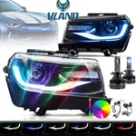 Vland Pair Headlights W/rgb + Led Bulbs For 2014-2015 Camaro Ls Lt Ss Zl1 Z/28. Fixed Price $532.38.
