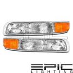 Park Signal Lamps For 1999-2006 Chevy Suburban Tahoe Silverado Left Right Pair. Fixed Price $44.82.
