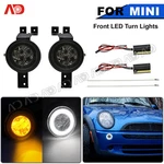 Smoked Led Halo Parking Turn Signal Light Assembly For Mini Cooper R50 R52 R53. Fixed Price $119.69.