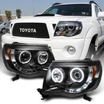 For Black 2005-2011 Toyota Tacoma Led Halo Projector Headlights Lamps Pre Runner. Fixed Price $144.99.