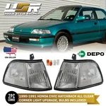 Depo Jdm Clear Front Corner Lights For 1990-1991 Honda Civic 3 Door / Hatchback. Fixed Price $38.95.