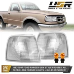 Clear Corner Lights W/ Bulbs Pair For 1993-1997 Ford Ranger Pickup Truck. Fixed Price $39.95.