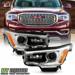 For 2017-2019 Gmc Acadia W/led Drl Chrome Halogen Headlights Headlamp Left+right. Fixed Price $272.99.
