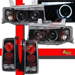 Black Halo Led Projector Headlights & Tail Lights For 04 05 06 Scion Xb. Fixed Price $276.95.